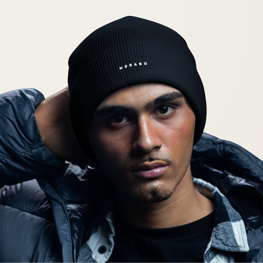 Morano Signature Beanie — Black
